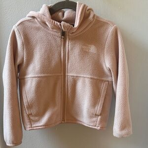 The North Face Light Pink Fleece Jacket size 2T